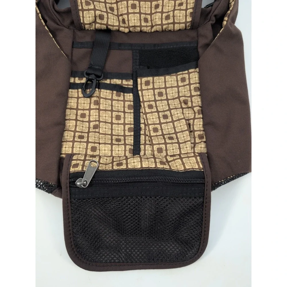 Overland Equipment Crossbody Multi-compartment Shoulder Bag Messenger Brown